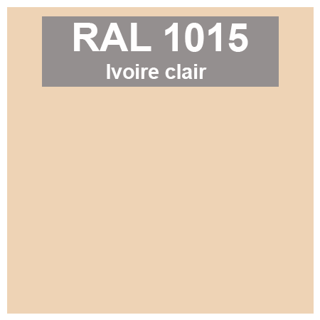 Code teinte RAl 1015 Ivoire clair