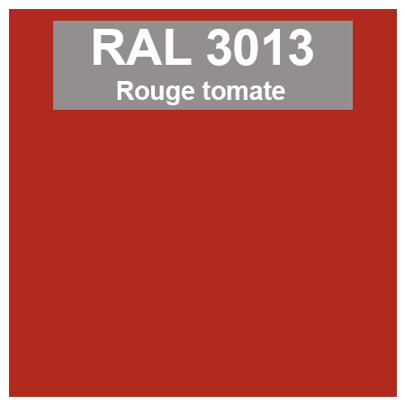 Code teinte RAl 3013 Rouge tomate