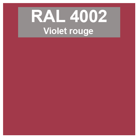 Teinte RAL 4002 Violet rouge