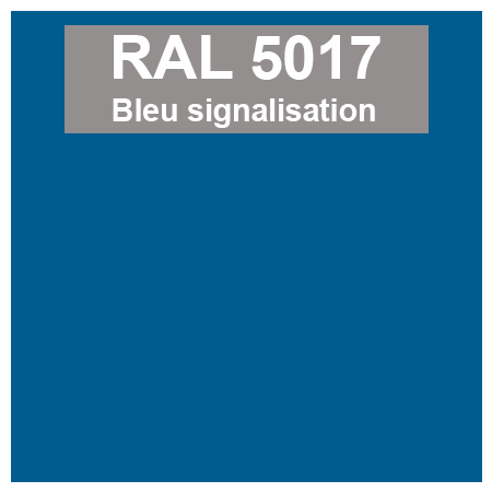 Code teinte RAl 5017 Bleu signalisation