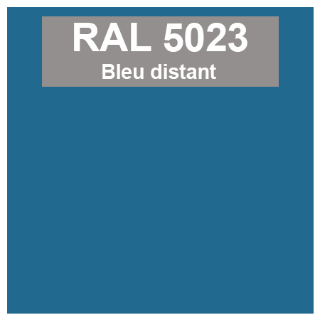 Code teinte RAl 5023 Bleu distant