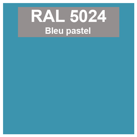 Code teinte RAl 5024 Bleu pastel