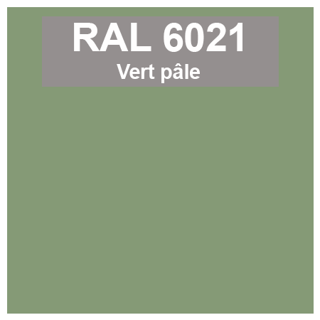 CCode teinte RAl 6021 Vert pâle