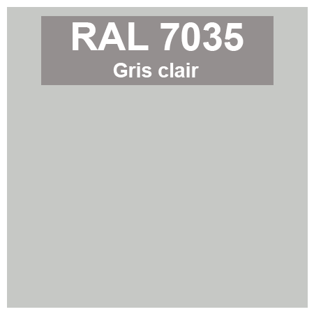 Code teinte RAl 7035 Gris clair
