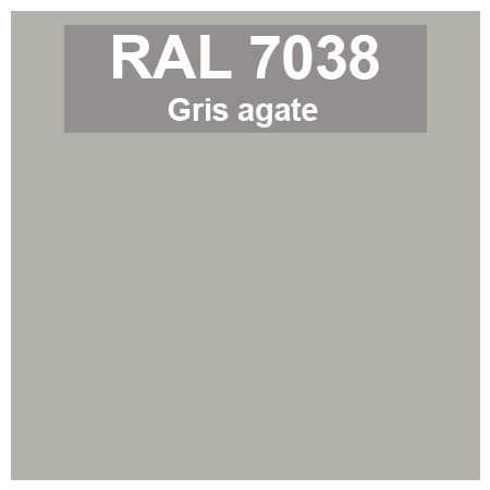 Code teinte RAl 7038 Gris agate