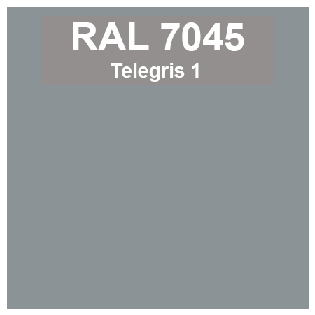 Code teinte RAl 7045 Télégris 1