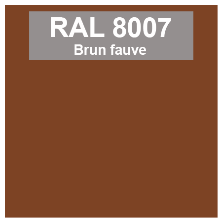 Code teinte RAl 8007 Brun fauve