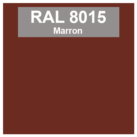 Code teinte RAl 8015 Brun marron