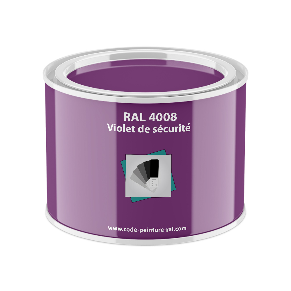 Pot RAL 4008 Violet de sécurité