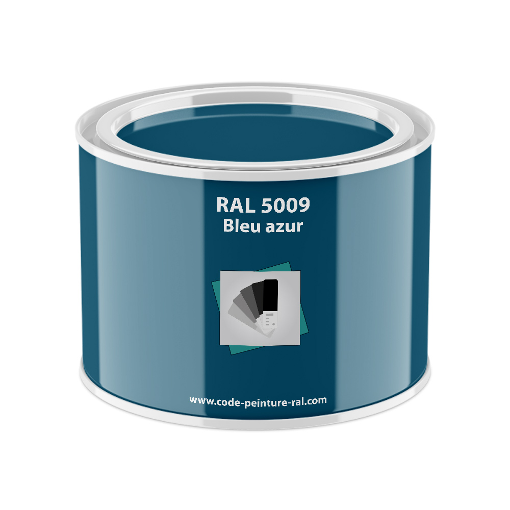 Pot RAL 5009 Bleu azur