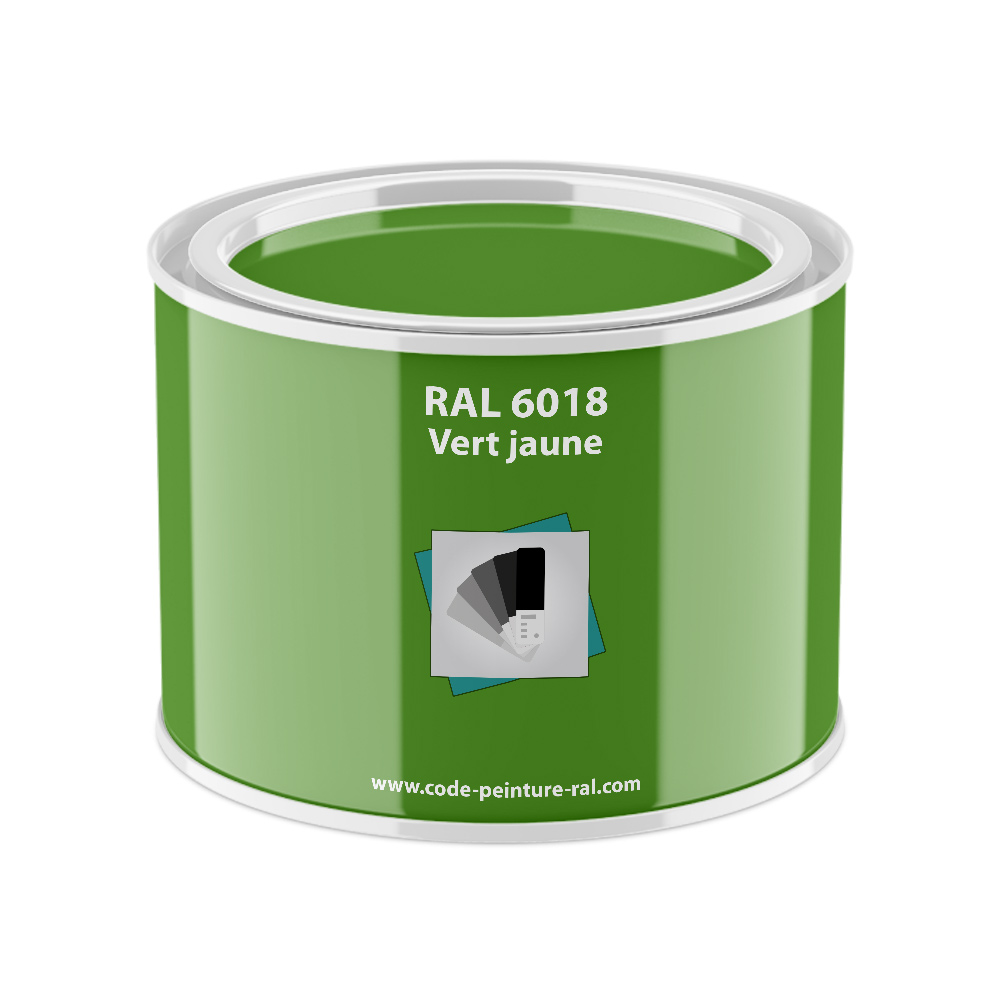 Pot RAL 6018 Vert jaune