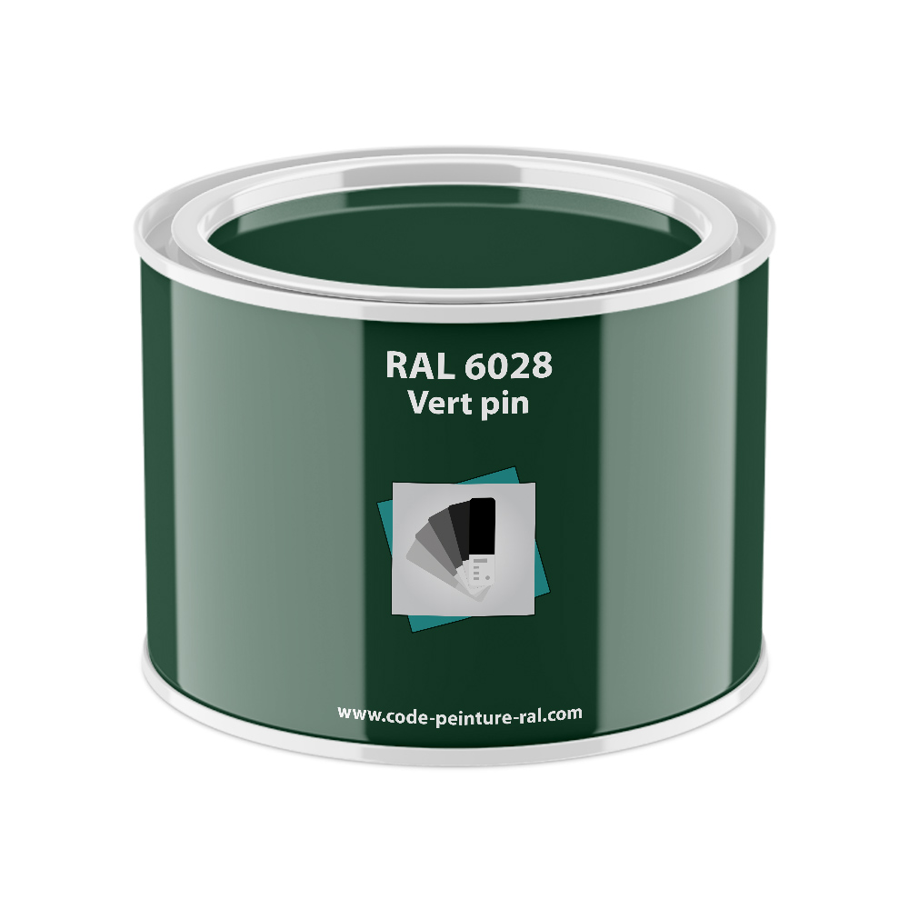 Pot RAL 6028 Vert pin