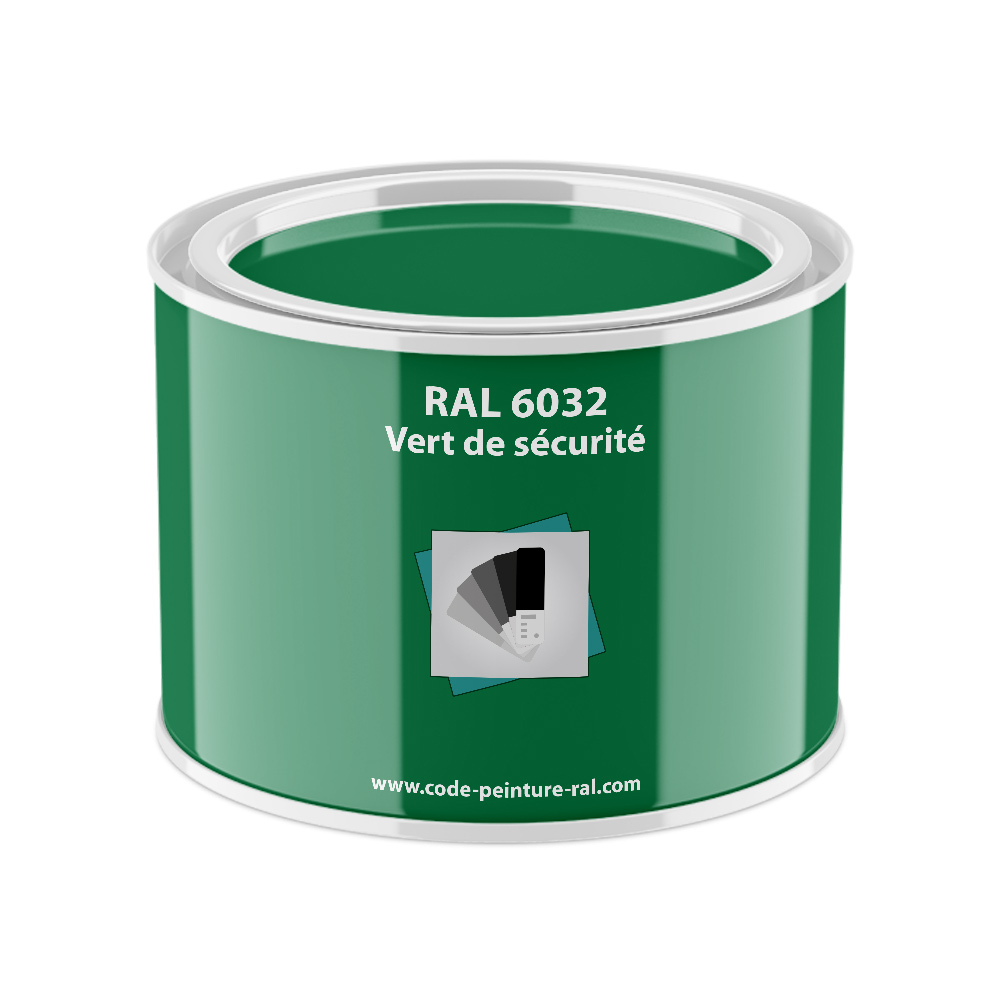 Pot RAL 6032 Vert de sécurité