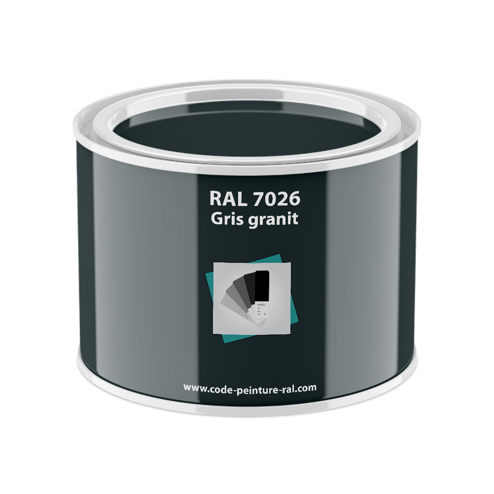 Pot RAL 7026 Gris granit