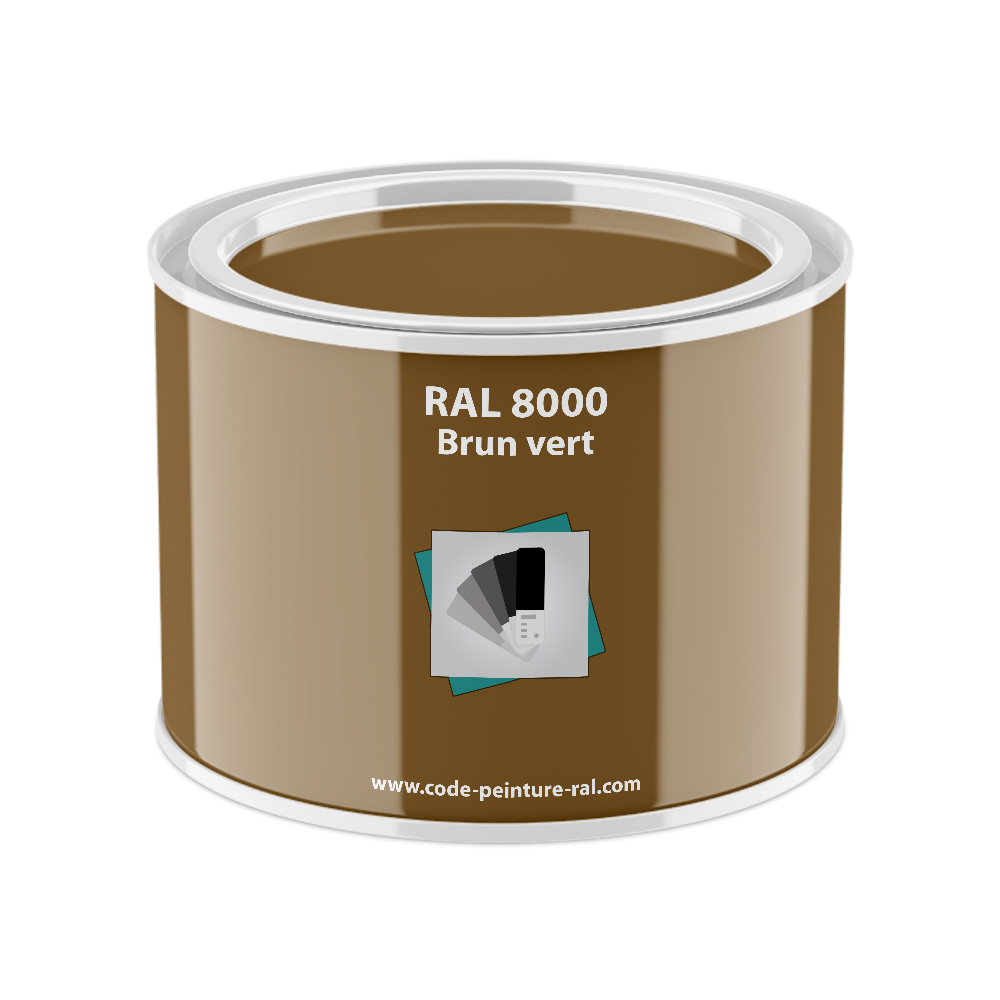 Pot RAL 8000 Brun vert