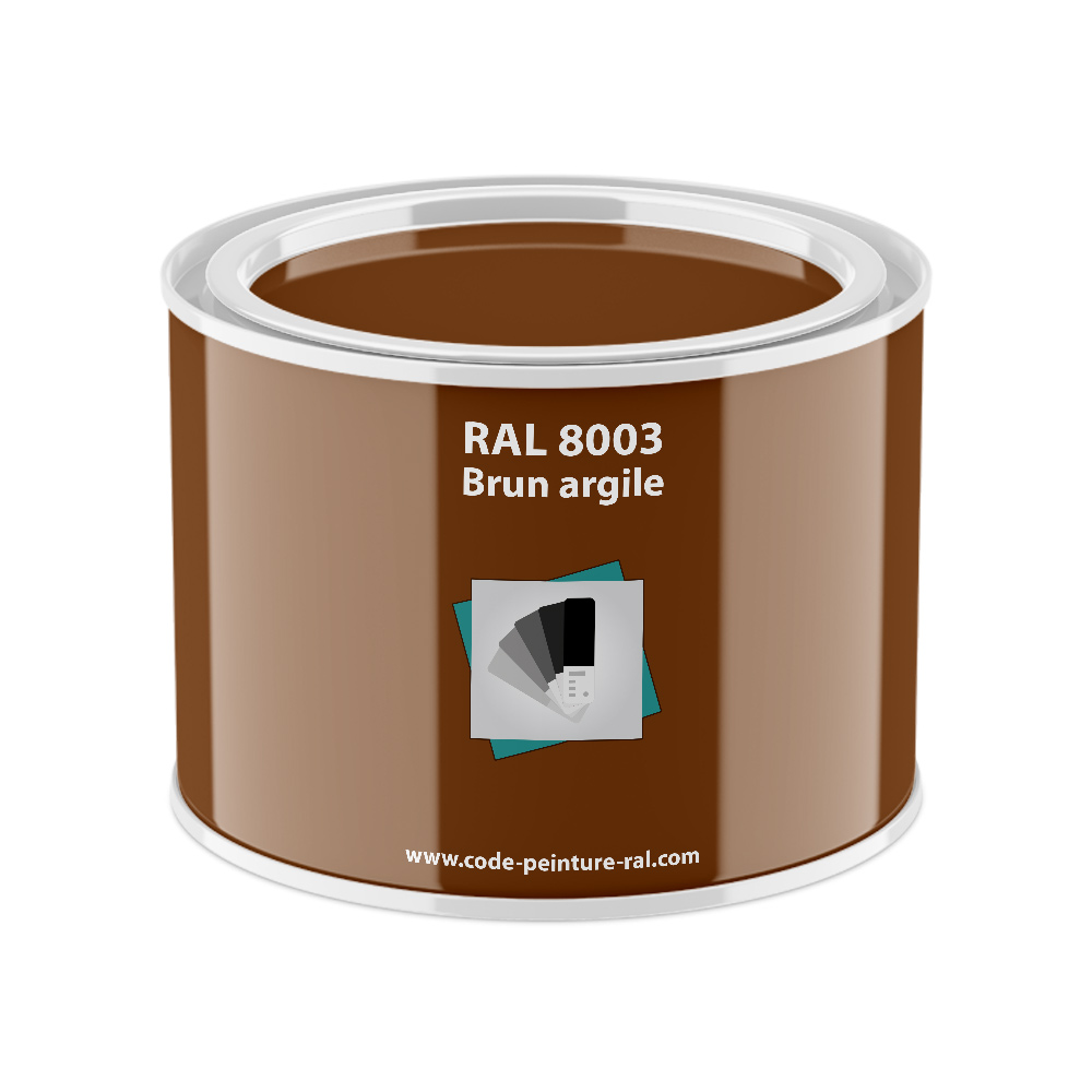 Pot RAL 8003 Brun argile