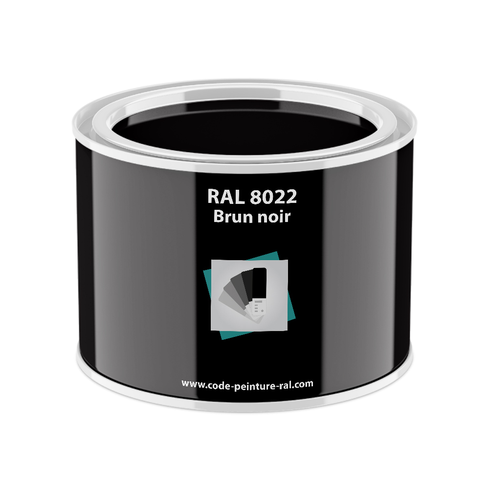 Pot RAL 8022 Brun noir