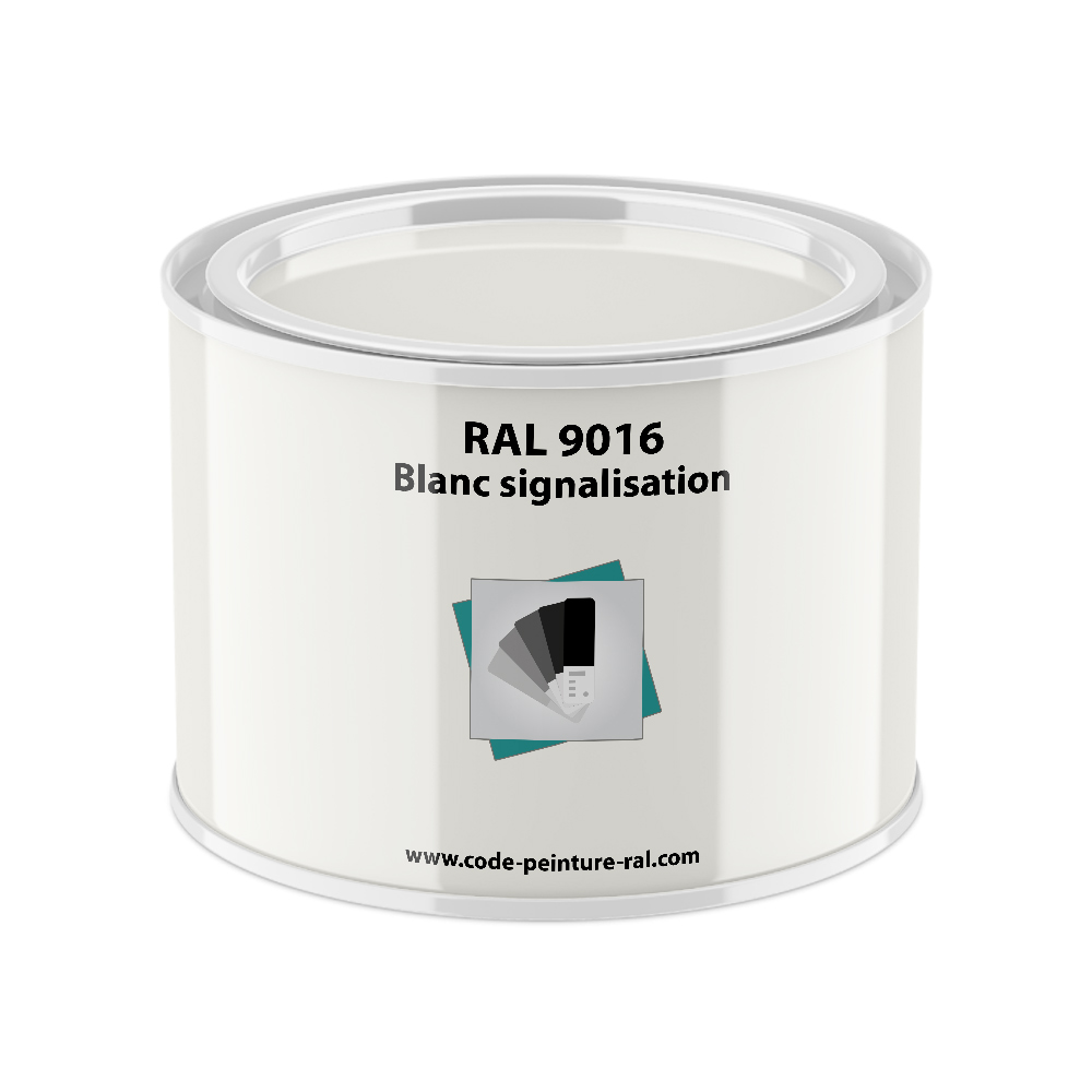 Pot RAL 9016 Blanc signal
