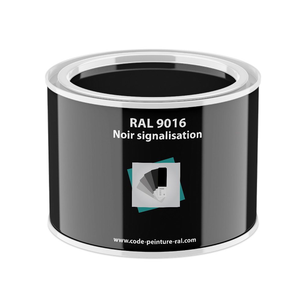 Pot RAL 9017 Noir signalisation