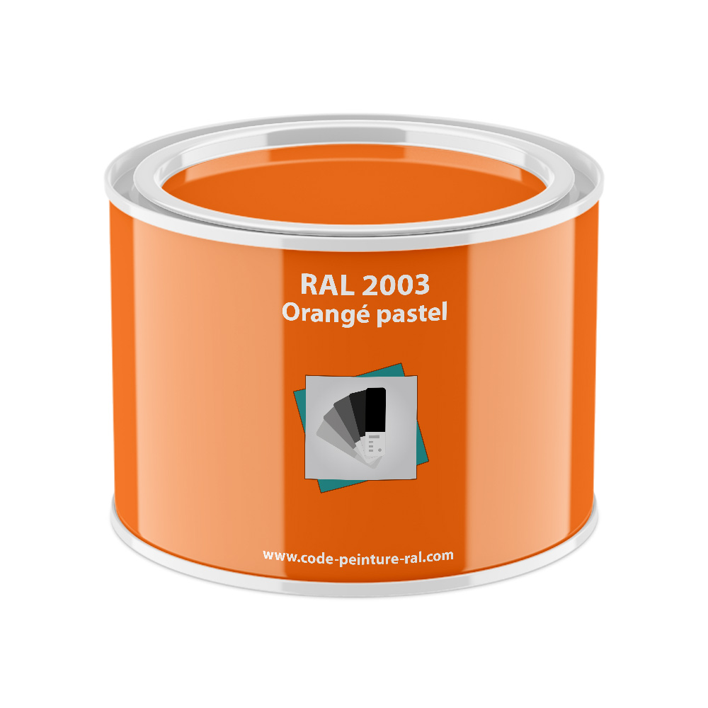 Pot RAL 2003 Orangé pastel