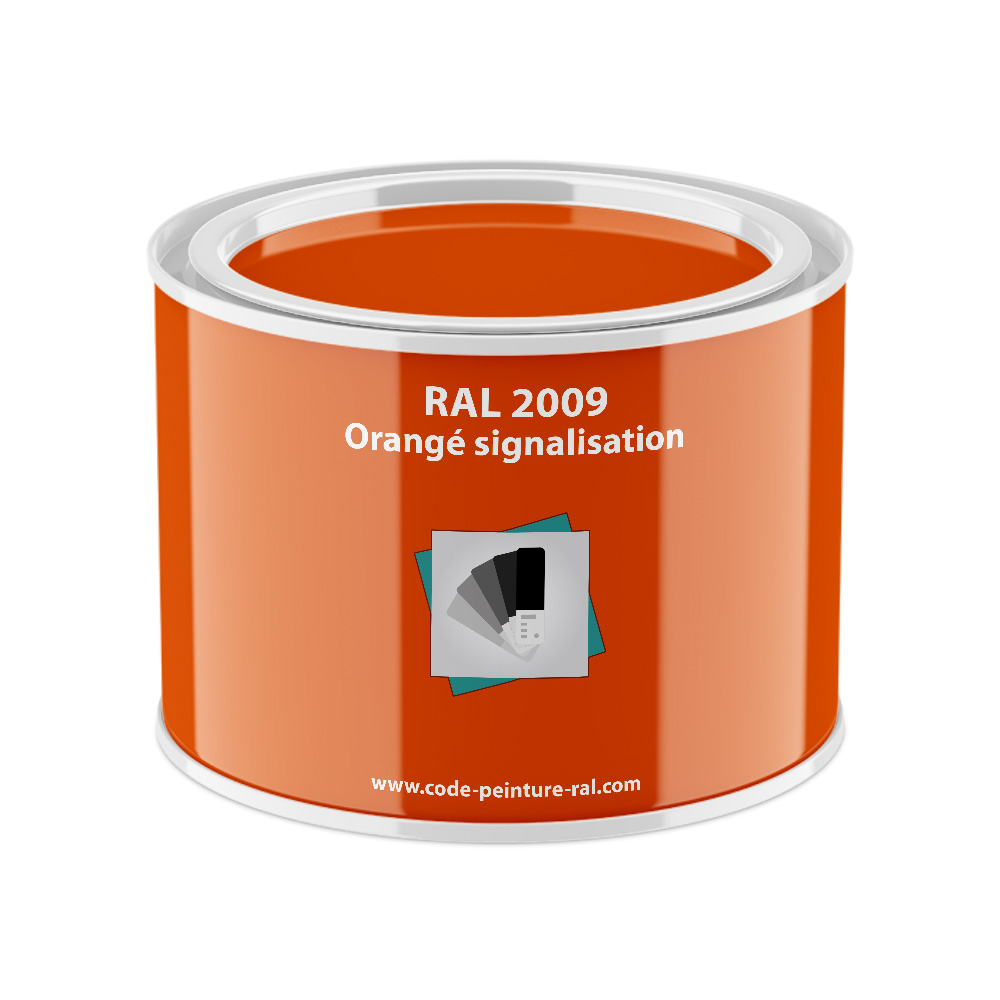 Pot RAL 2009 Orangé signalisation