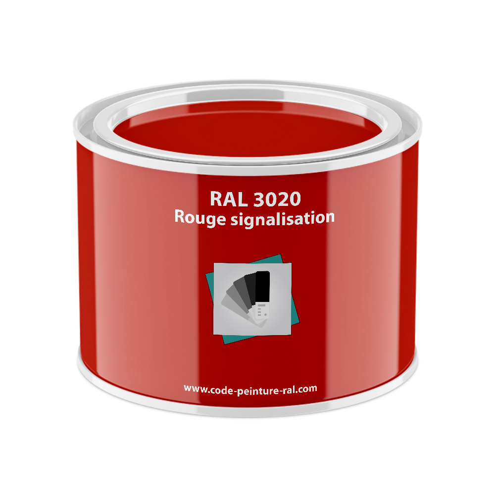 Pot RAL 3020 Rouge signalisation